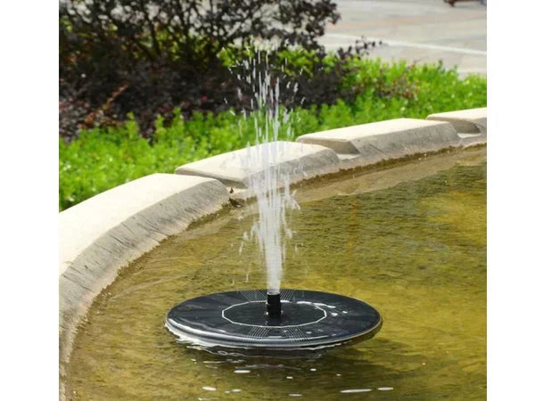 Bird Fountain with Solar Panel