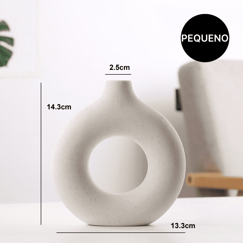 Nordic Circular Vase - Ceramic