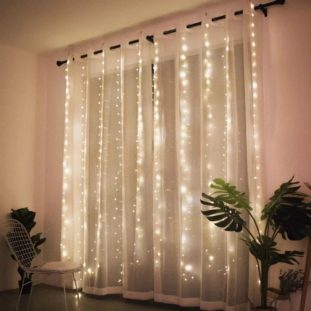 Twinkle Curtain Lights