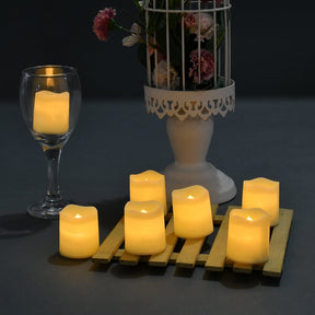 LED Decorative Candle Set - 24 Pieces