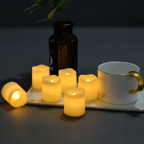 LED Decorative Candle Set - 24 Pieces