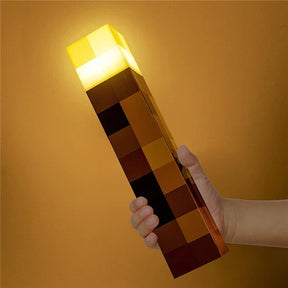 Minecraft Torch Lamp - Rechargeable