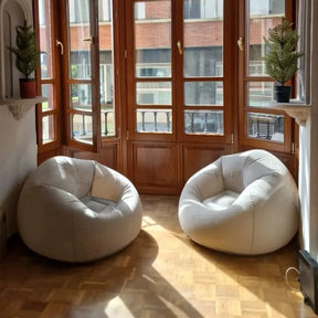 Comfortable Inflatable Round Lounge Puff