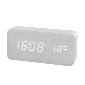 Digital Wooden Clock - LED