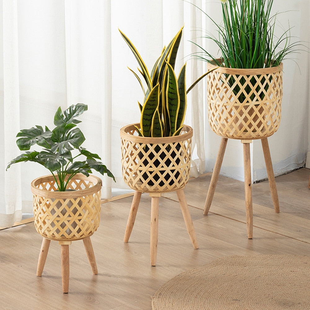 Handmade Bamboo Vases