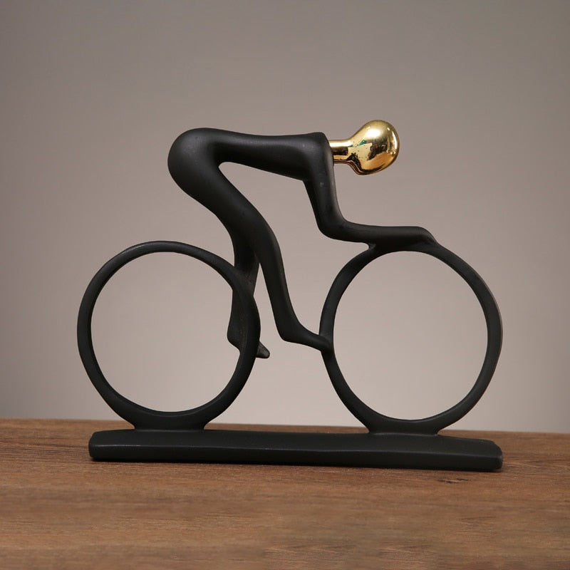 Decorative Cycling Statue