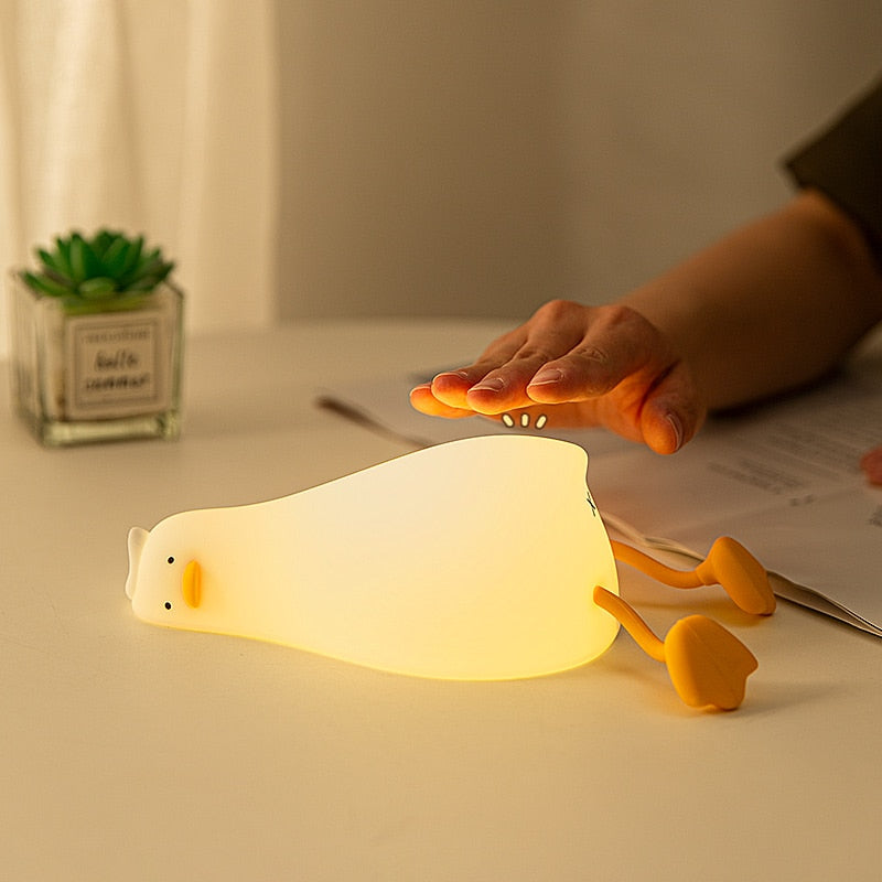 Silicone Duckling Lamp - Kids