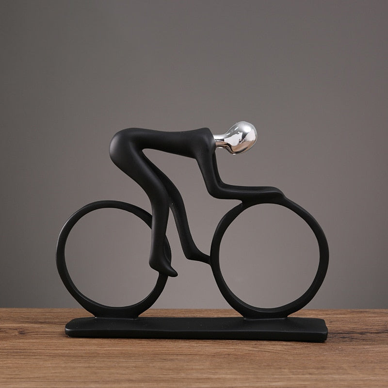 Decorative Cycling Statue