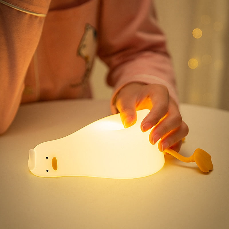 Silicone Duckling Lamp - Kids