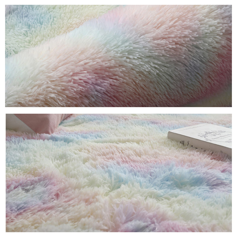 Colorful Fluffy Rug