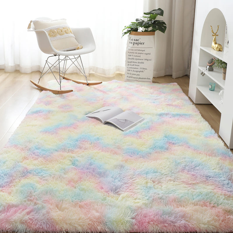 Colorful Fluffy Rug