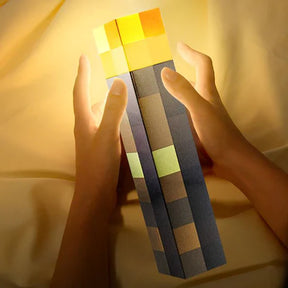 Minecraft Torch Lamp - Rechargeable